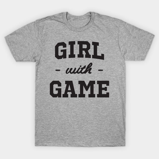 Girl with Game T-Shirt by Calculated